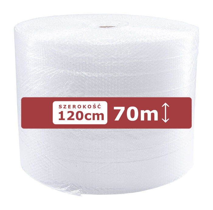 FOLIA BĄBELKOWA 120 cm pęcherzykowa, nawój:70 mb