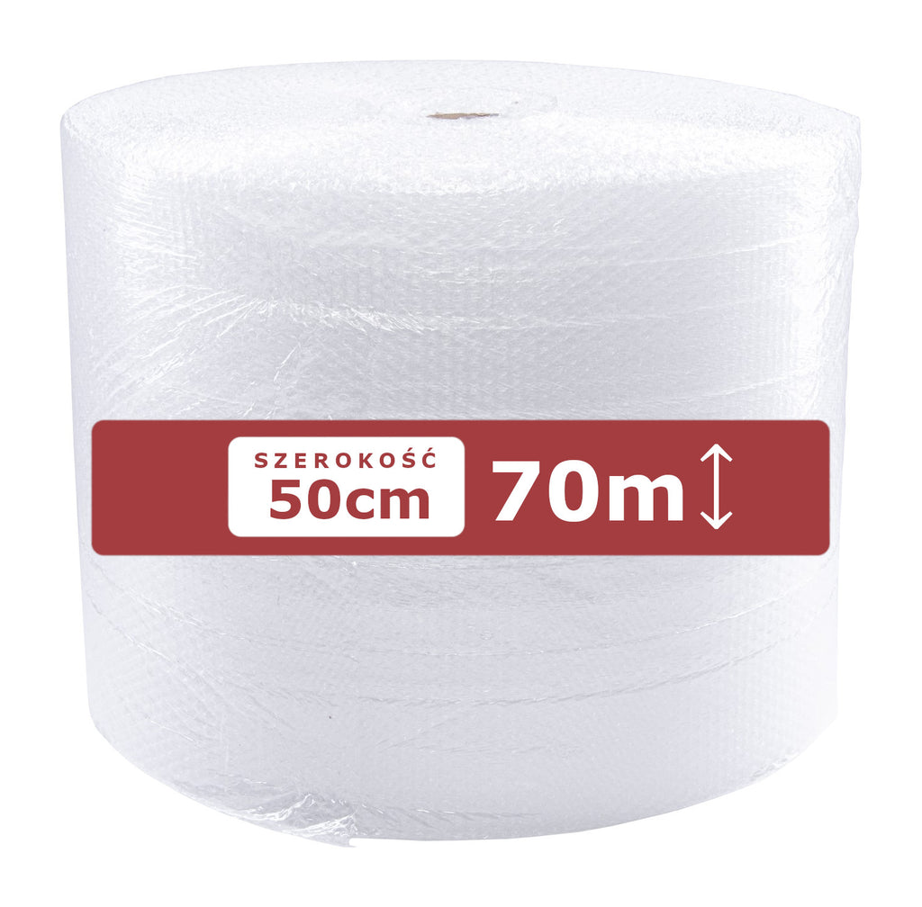FOLIA BĄBELKOWA 50 cm pęcherzykowa, nawój:70 mb